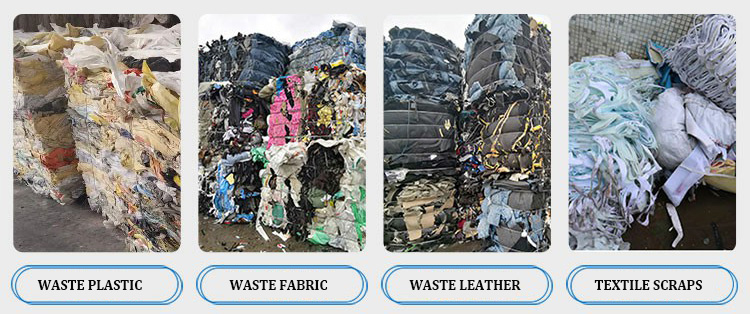 RDF Shredders Waste Cotton Straw Refuse Derived Fuel Shredder Machine
