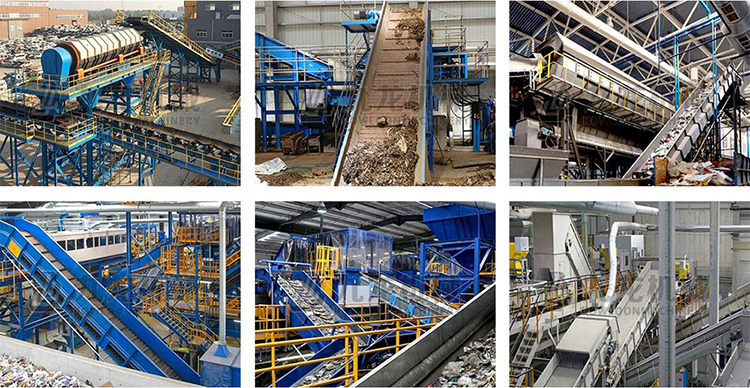 Household Garbage Furniture Recycling Line Domestic Waste Appliance Recycle Plant System