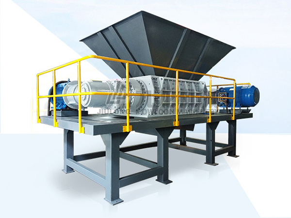 Double-shaft shredder can be used to shred materials in many aspects